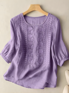 Violet™ Embroidered Boho Blouse